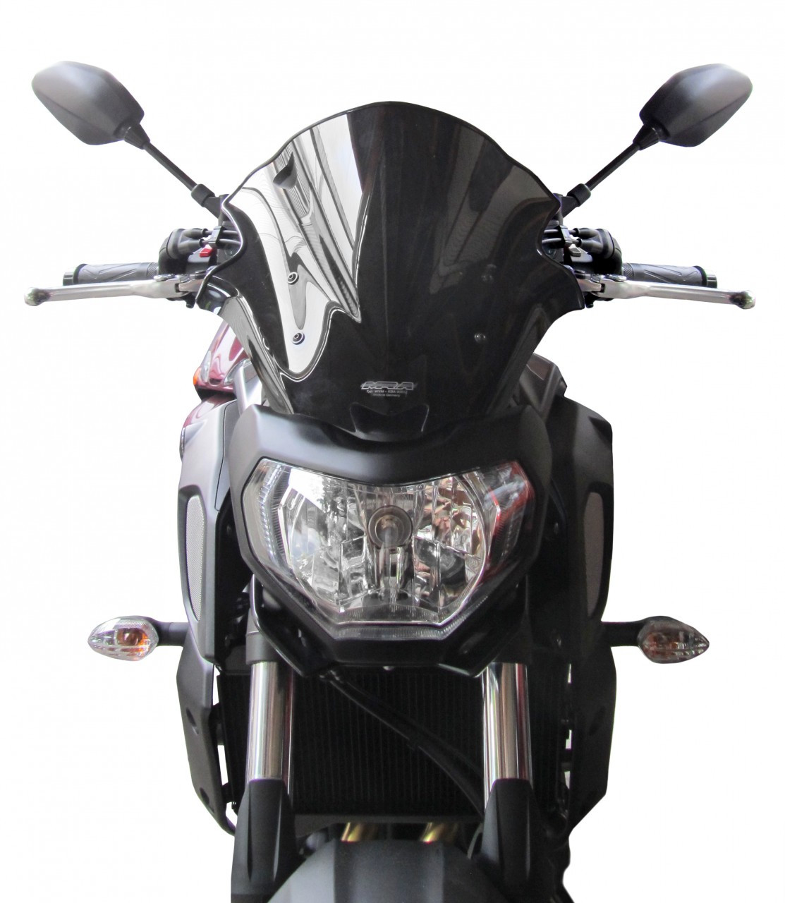 Szyba motocyklowa MRA YAMAHA MT-07 2018-2020, forma NRM, czarna