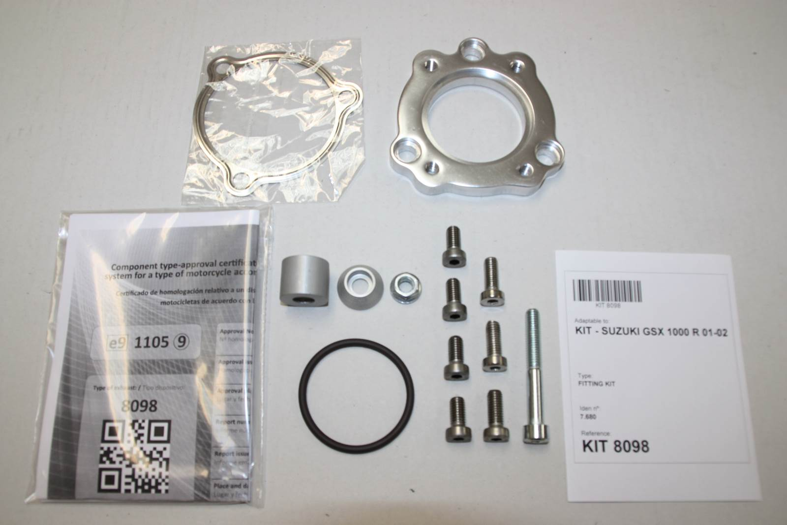 Tłumik IXIL SUZUKI GSX 1000 R 01-04 (WVBL) typ SOVE (waga: 3000g, długość: 423 mm., materiał: Inox AISI304, kolor: Black painted