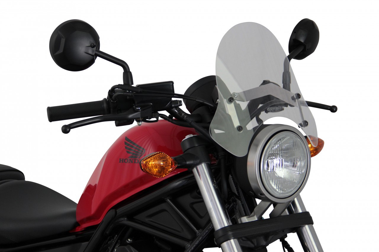 Szyba motocyklowa MRA HONDA CMX 500 REBEL 2017-2019, forma NSP, bezbarwna