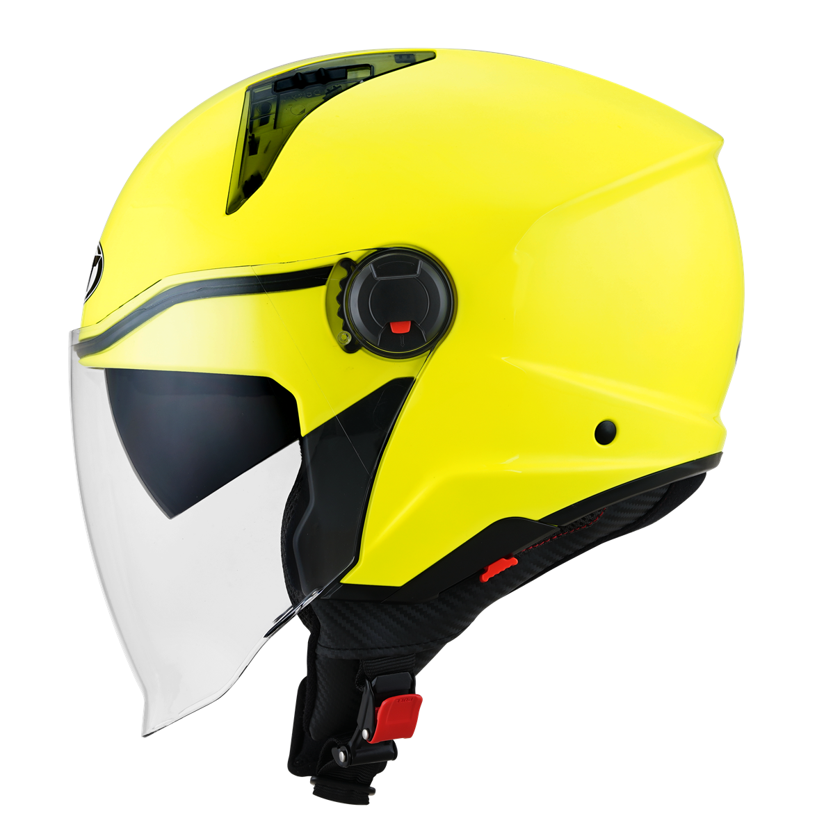 Kask Motocyklowy KYT D-CITY połysk żółty fluo ECE/ONU 22-06