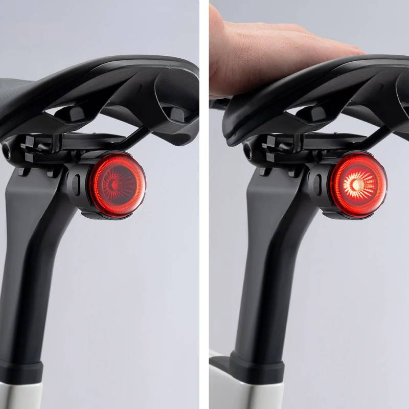 Inteligentne tylne światło rowerowe wodoodporne bicycle light ROCKBROS 2420002001