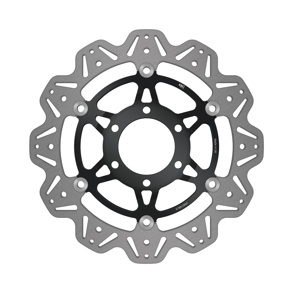 Tarcza hamulcowa motocyklowa EBC VR647BLK VEE, czarna