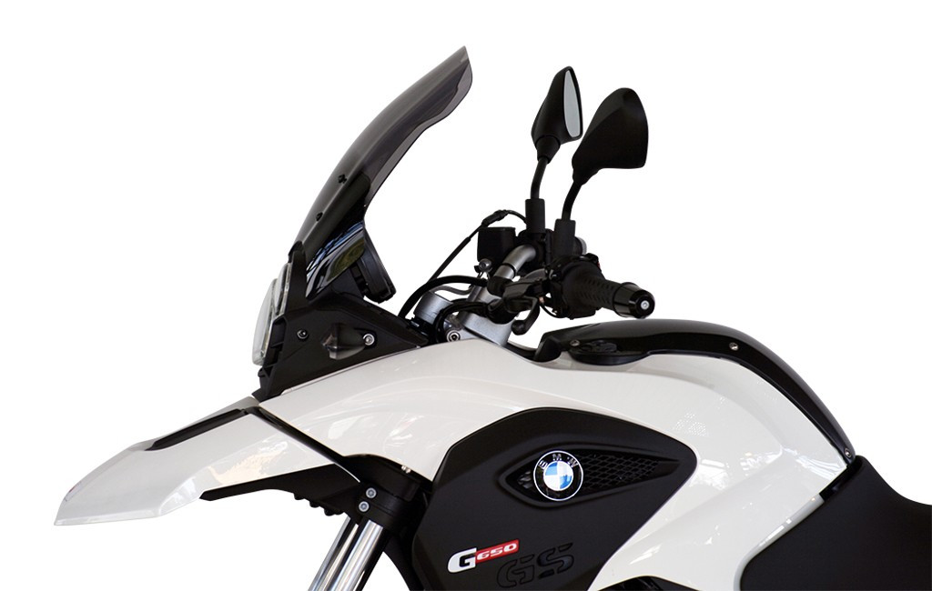 Szyba motocyklowa MRA BMW G 650 GS E650G 2011-, forma T, czarna