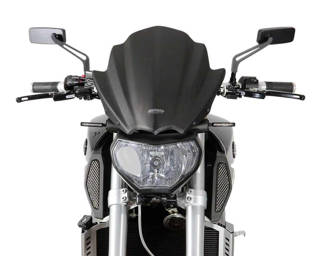 Szyba motocyklowa MRA YAMAHA MT-09 2014-2016, forma NRN, bezbarwna