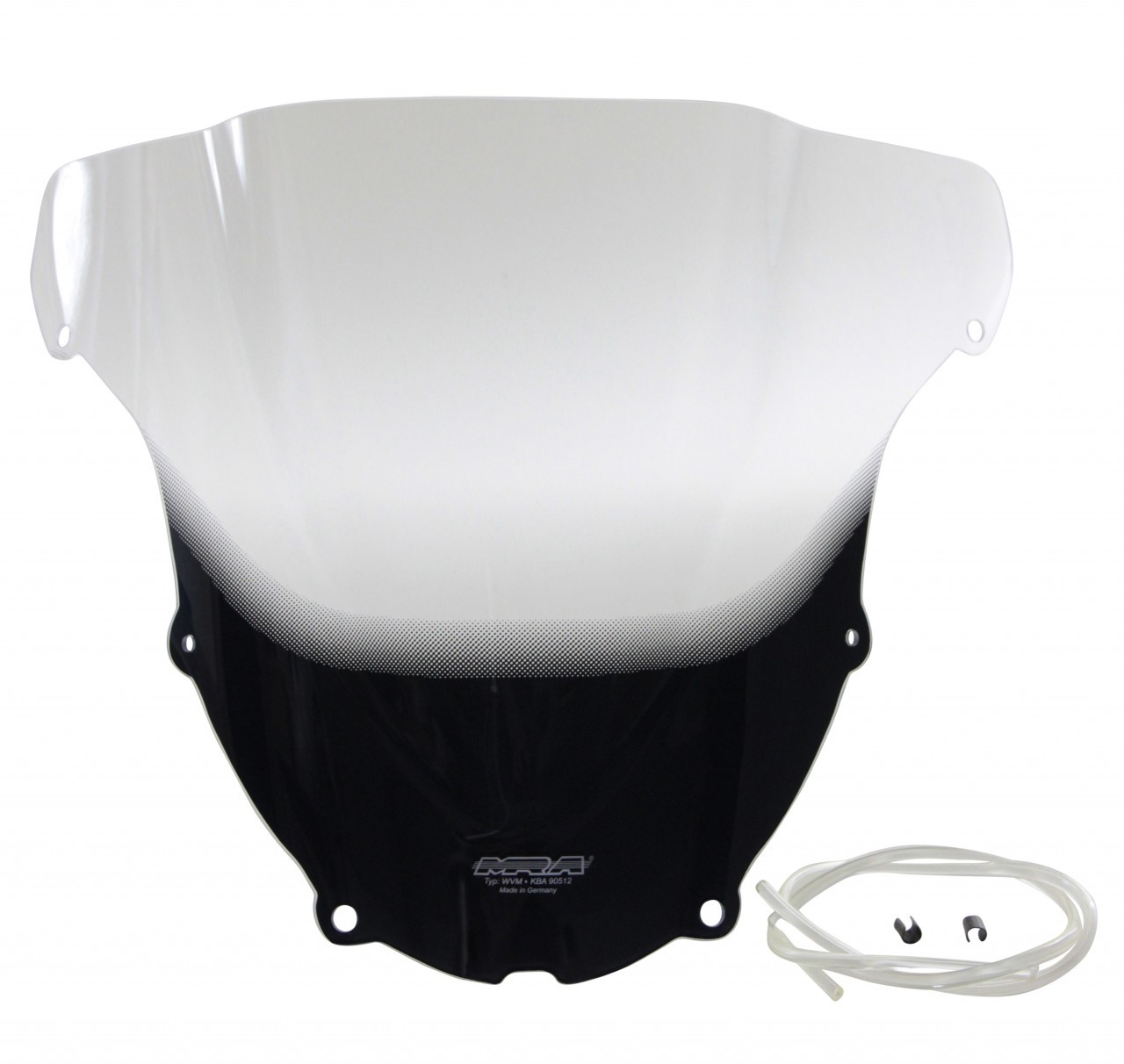Szyba motocyklowa MRA KAWASAKI ZX 636 ZX636A/ZX636B 2003-2004, forma R, bezbarwna