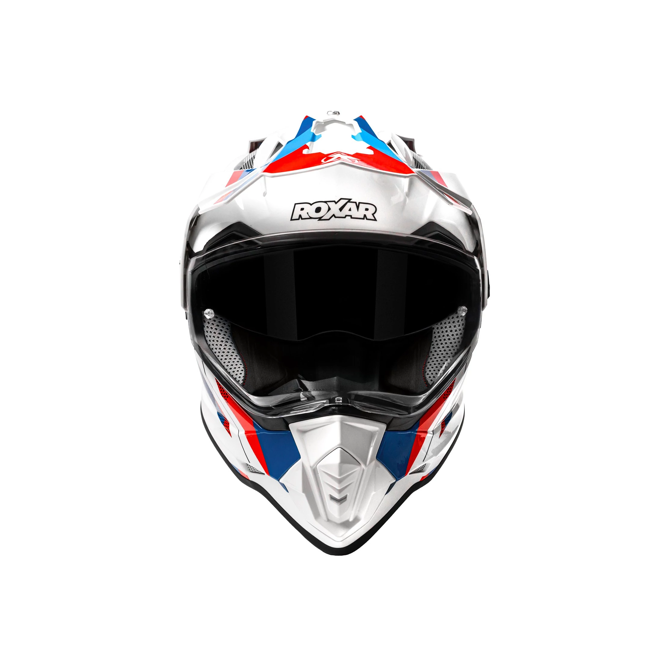 ROXAR HELMETS Kask motocyklowy turystyczny ROXAR ADV Wind Rose White