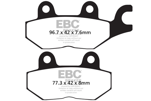 EBC Brakes Klocki hamulcowe EBC FA215HH wzmacniane (kpl. na 1 tarcze) OUTLET
