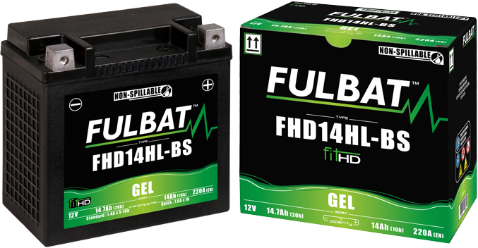 Akumulator FULBAT FUL GEL - FHD14HL-BS (H.D.) / YHD14HL-BS (Żelowy, bezobsługowy)