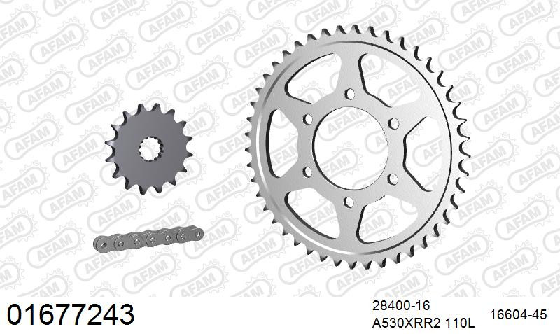 Zestaw napędowy AFAM do KAWASAKI ZXR 750 J1,J2