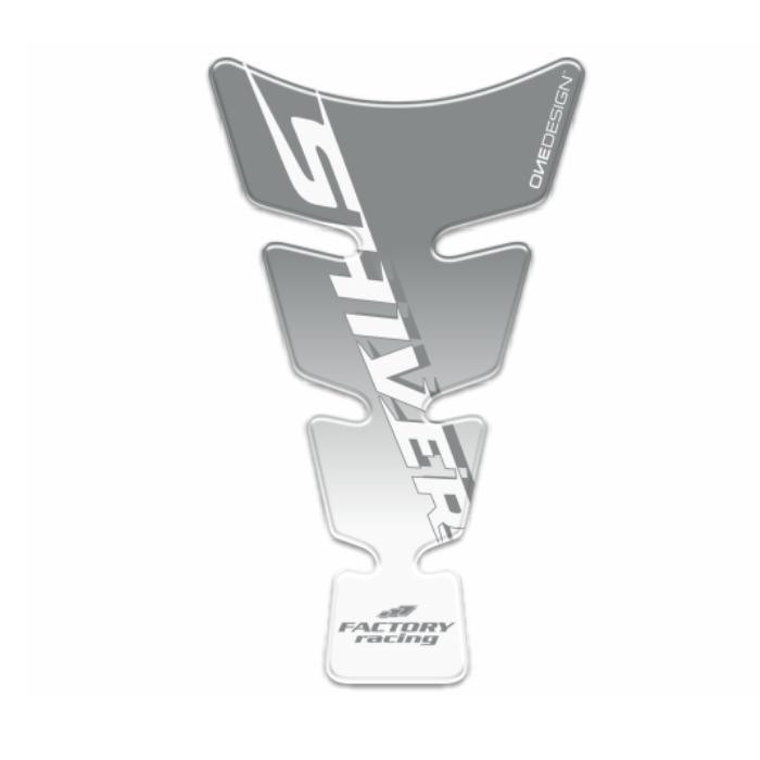 ONEDESIGN Tankpad Spirit shape logo Shiver srebrny/transparentny