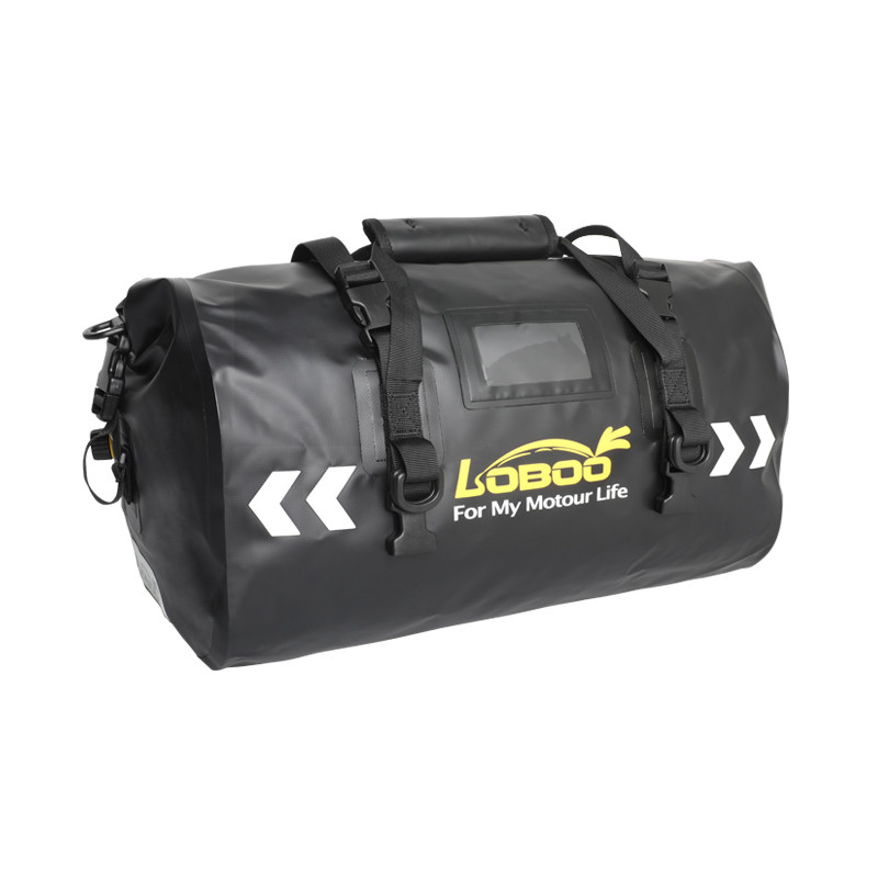 LOBOO Torba motocyklowa PVC czarna 40L (classic)
