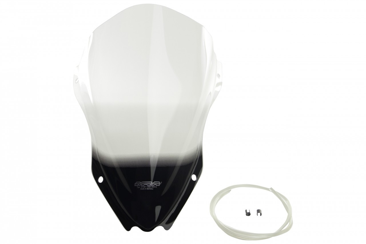 Szyba motocyklowa MRA KAWASAKI ZX 10 R ZXT00S 2016-2020, forma R, bezbarwna