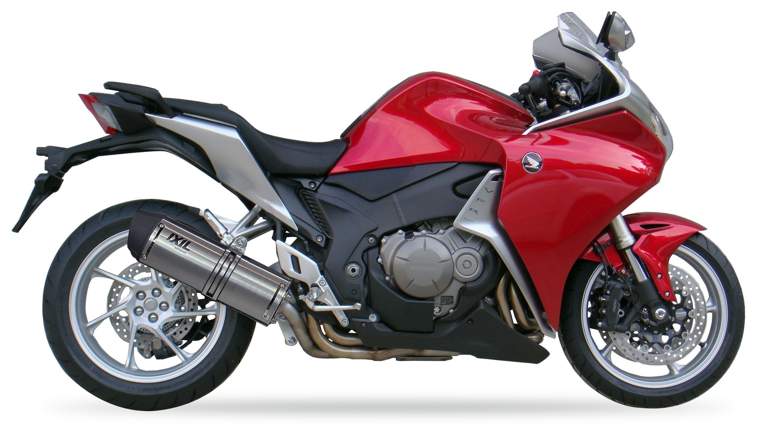 Tłumik IXIL HONDA VFR 1200 F 10-18 (SC63) typ SOVE (waga: 3000g, długość: 423 mm., materiał: Inox AISI304, kolor: Black painted)
