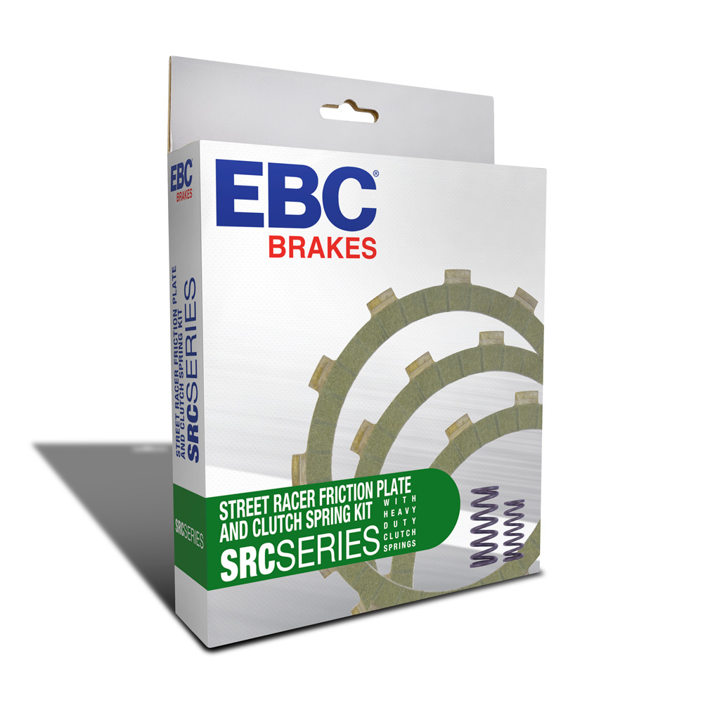 Tarcze cierne EBC SRC161 z włókien aramidowych + sprężyny (kpl)