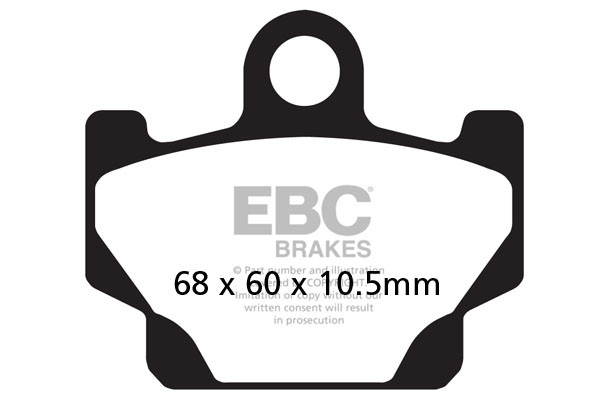 EBC Brakes Klocki hamulcowe EBC FA081 (kpl. na 1 tarcze)