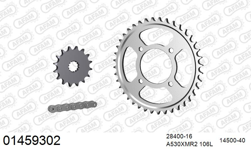 Zestaw napędowy AFAM do SUZUKI RG 500 Gamma G,H,J,K