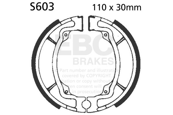 EBC Brakes Szczęki hamulcowe EBC S603 (1 kpl.)