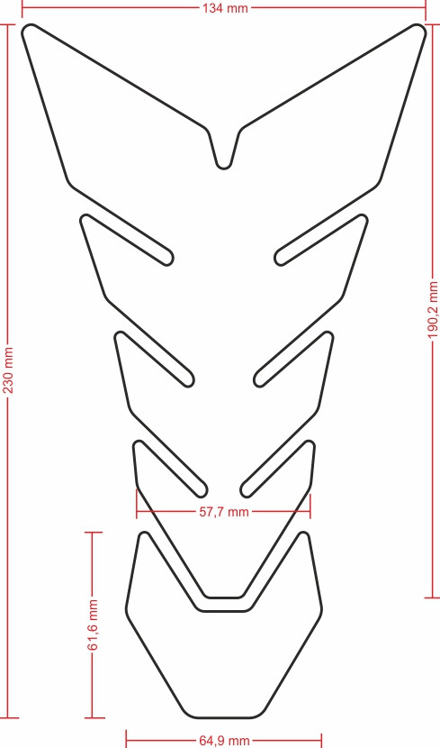 ONEDESIGN Tankpad czarny EDITION