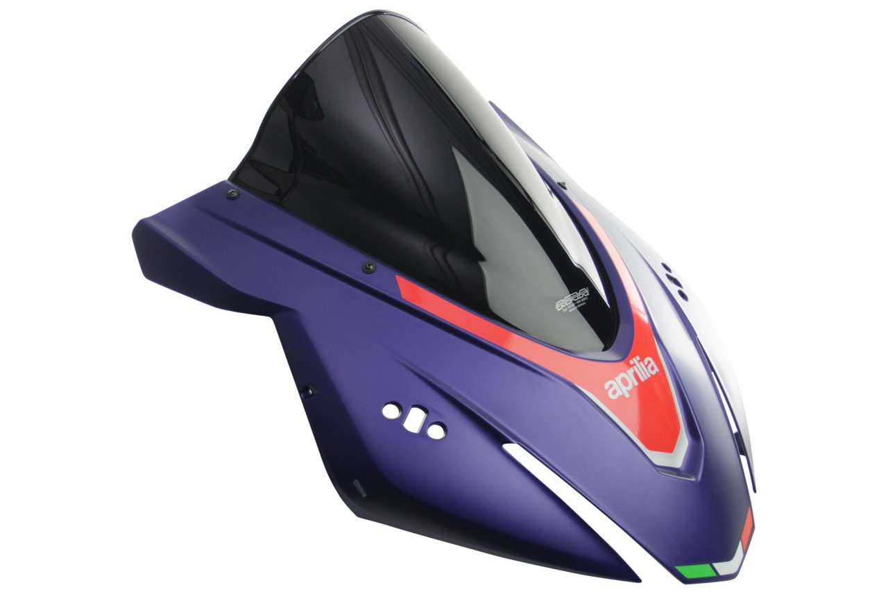 Szyba motocyklowa MRA APRILIA RSV 4 1100 FACTORY 2021-, forma R, czarna