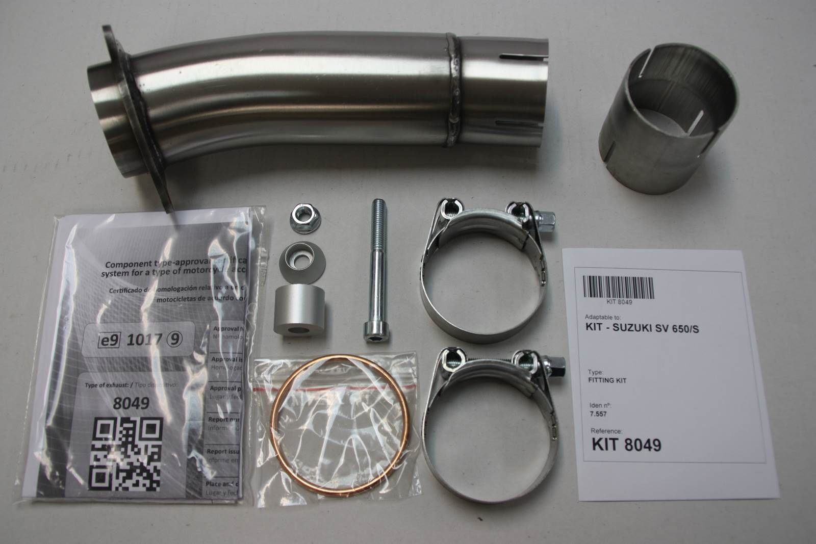 Tłumik IXIL SUZUKI SV 650 - S 99-03 (AV) (AY*) typ SOVE (waga: 3000g, długość: 423 mm., materiał: Inox AISI304, kolor: Black pai