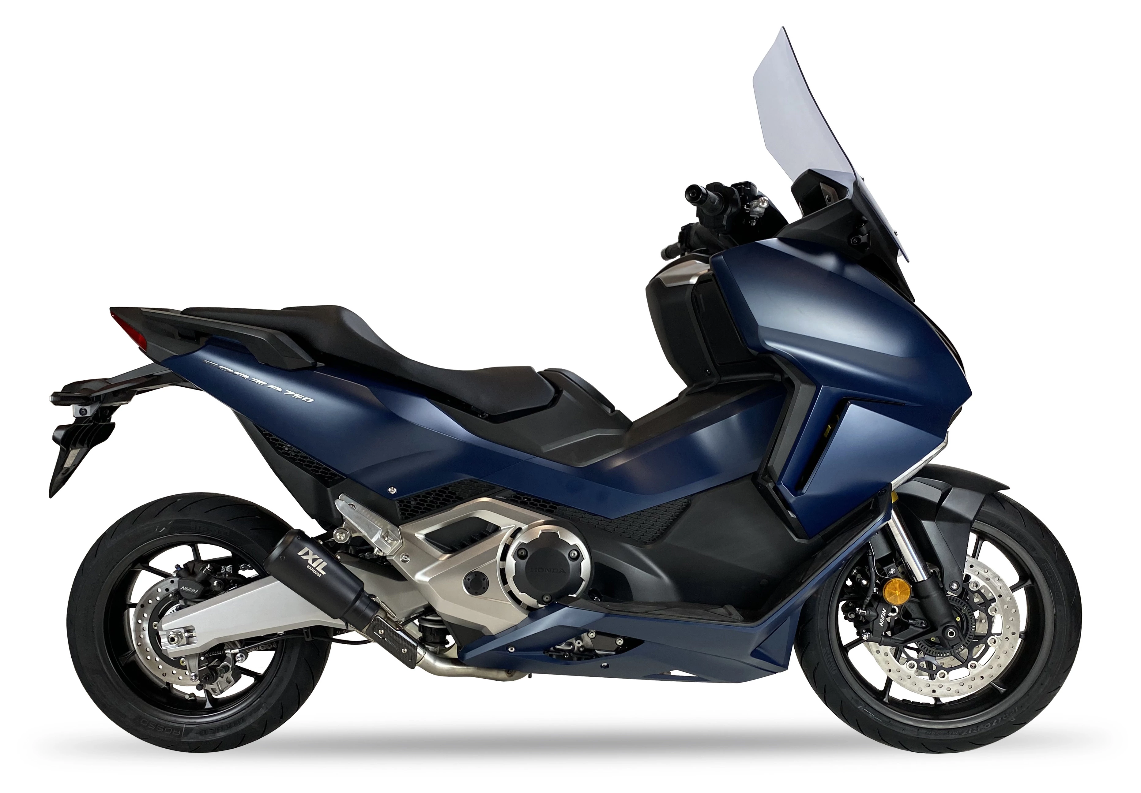 IXIL Tłumik HONDA FORZA 750 2025 (RH22) typ RB SLIP ON - RACE XTREM BLACK (Homologacja)