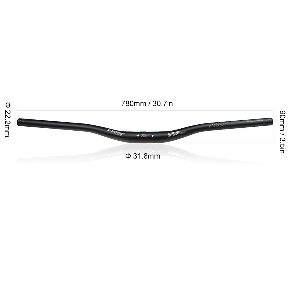 Kierownica rowerowa ROXAR WAKE 780mm aluminiowa złota