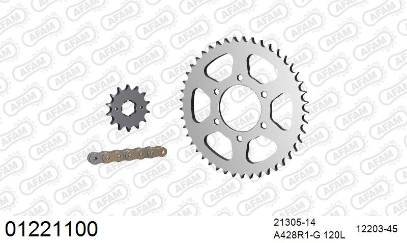 Zestaw napędowy AFAM do YAMAHA TW 200