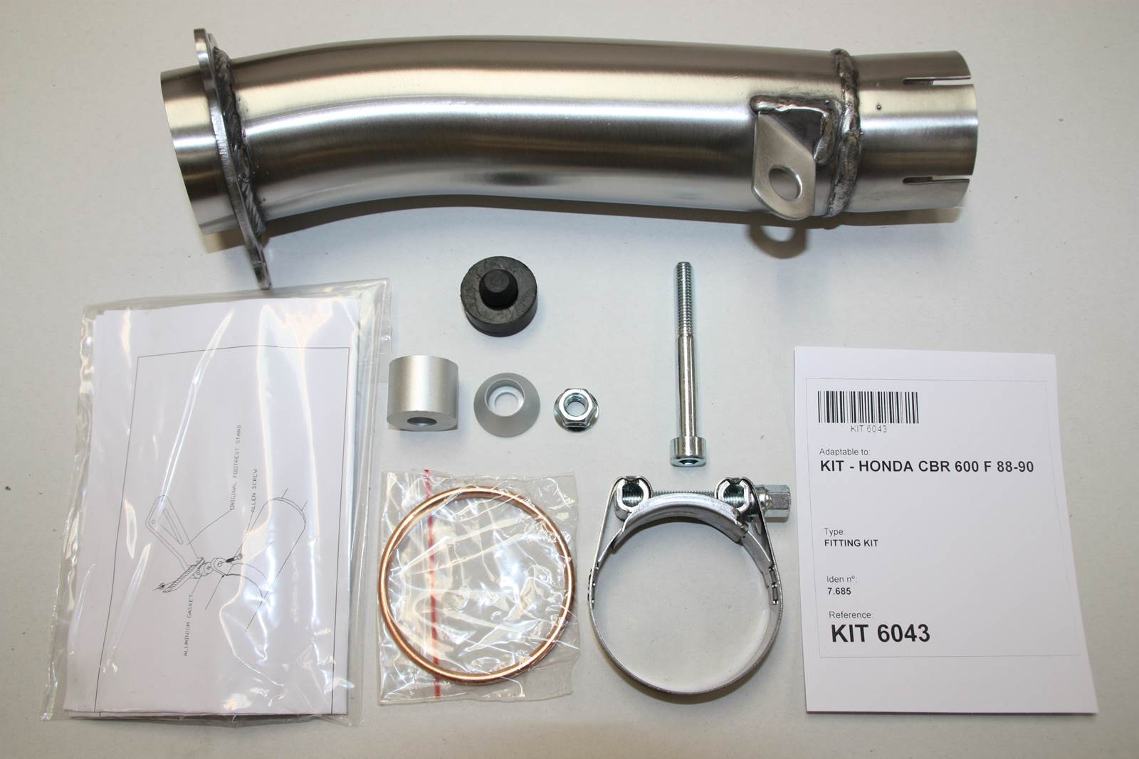Tłumik IXIL HONDA CBR 600 F 87-90 (PC19 PC23) typ SOVE (waga: 3000g, długość: 423 mm., materiał: Inox AISI304, kolor: Black pain