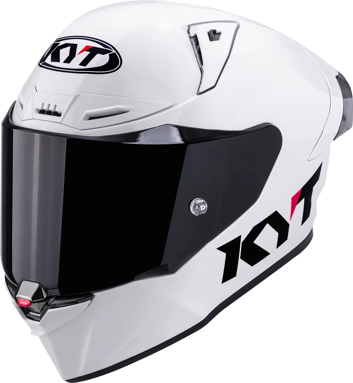 Kask motocyklowy KYT R1R BIAŁY E06