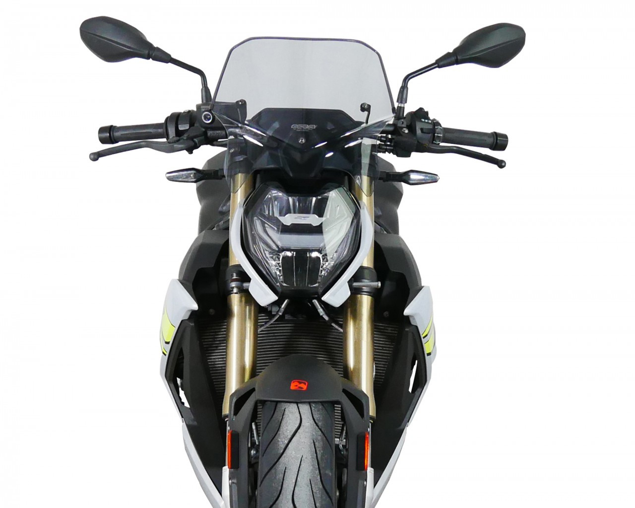Szyba motocyklowa MRA BMW S1000 R 2021-, forma NSPN, przyciemniana