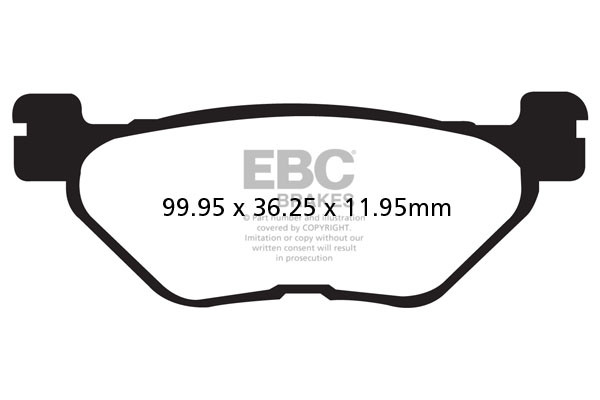 EBC Brakes Klocki hamulcowe EBC SFA319 skuterowe (kpl. na 1 tarcze)