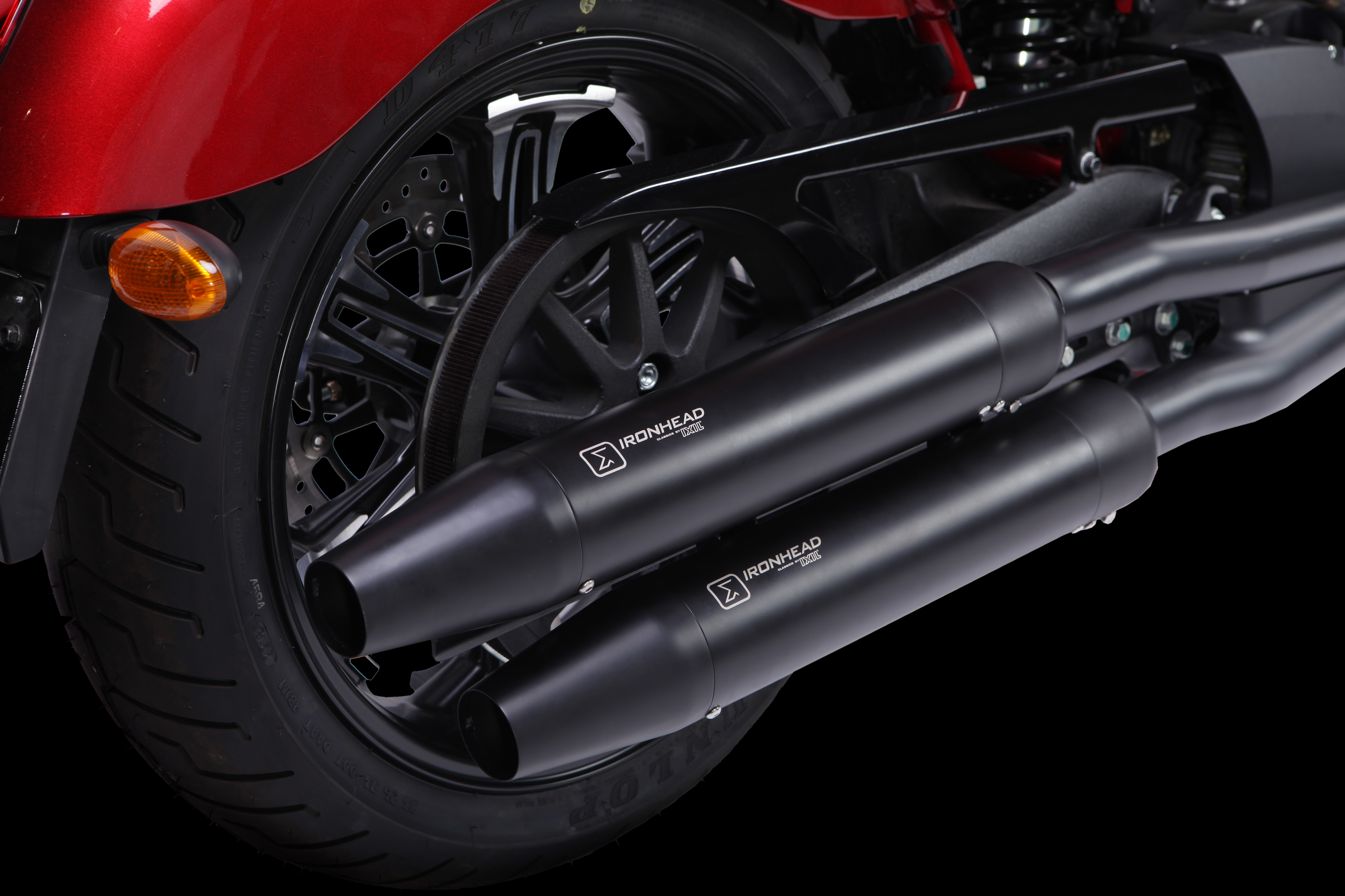 IRONHEAD END CAPS typ CAP (długość: Ø 88 mm., materiał: Inox AISI304, kolor: Black painted) CONICAL END CAP (BLACK)