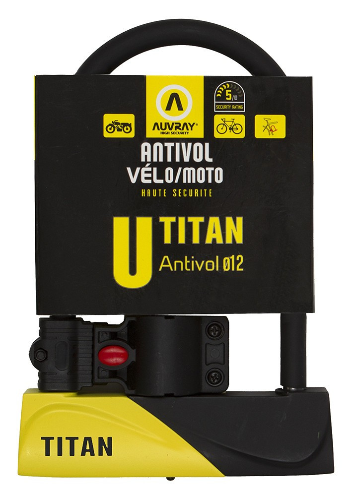 AUVRAY zapięcie U-LOCK TITAN z uchwytem - 165 x 245mm