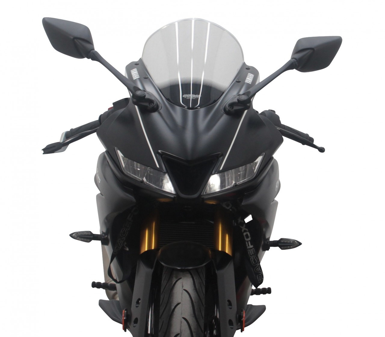Szyba motocyklowa MRA YAMAHA YZF R125 2019-2022, forma R, bezbarwna