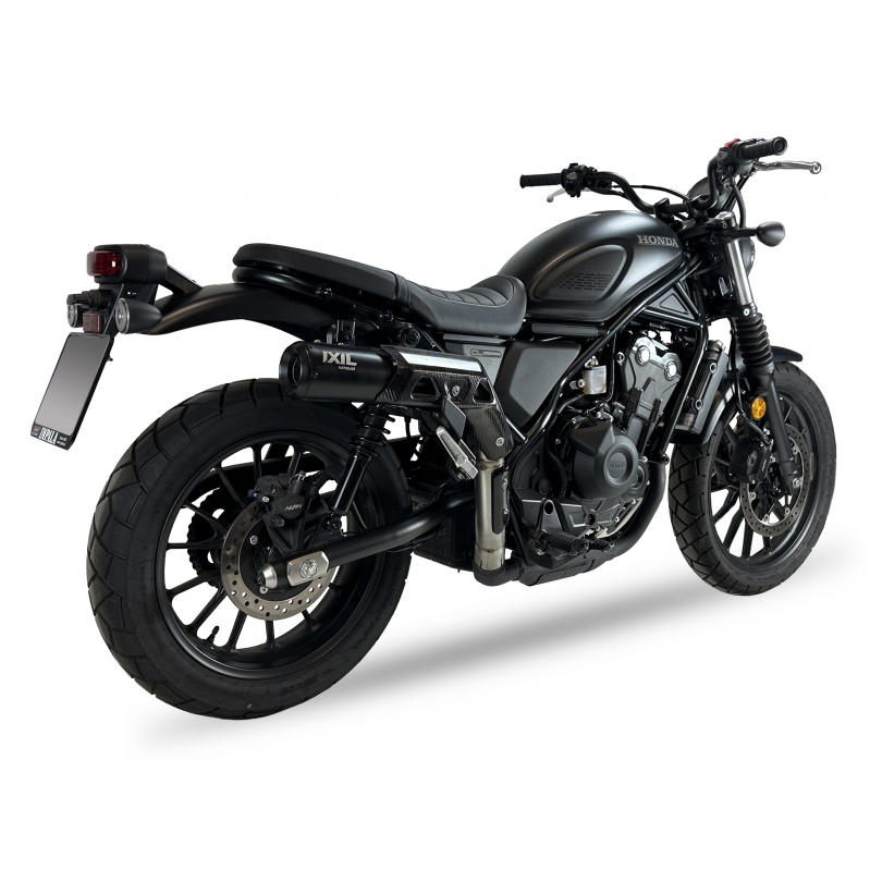 Tłumik IXIL HONDA CL 500 23-24 (PC67) typ RB SLIP ON - RACE XTREM BLACK
