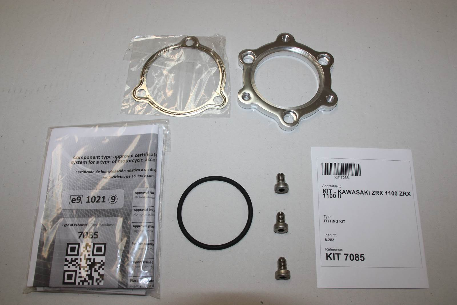 Tłumik IXIL KAWASAKI ZRX 1100 - ZRX 1100 II (ZRT10C) typ SOVE (waga: 3000g, długość: 423 mm., materiał: Inox AISI304, kolor: Bla