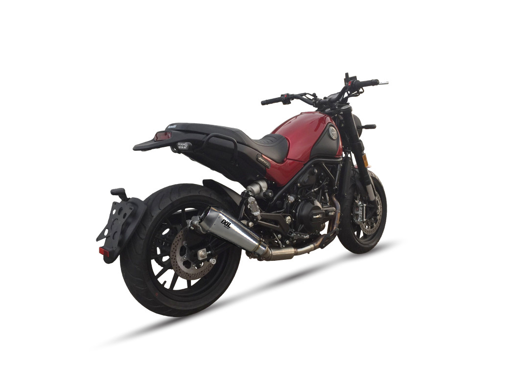 Tłumik IXIL BENELLI LEONCINO 500 17-21 (P18) typ RB (waga: 900g, długość: 230 mm., materiał: Inox AISI304, kolor: Black painted)