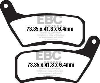 EBC Brakes Klocki hamulcowe EBC FA654 (kpl. na 1 tarcze)