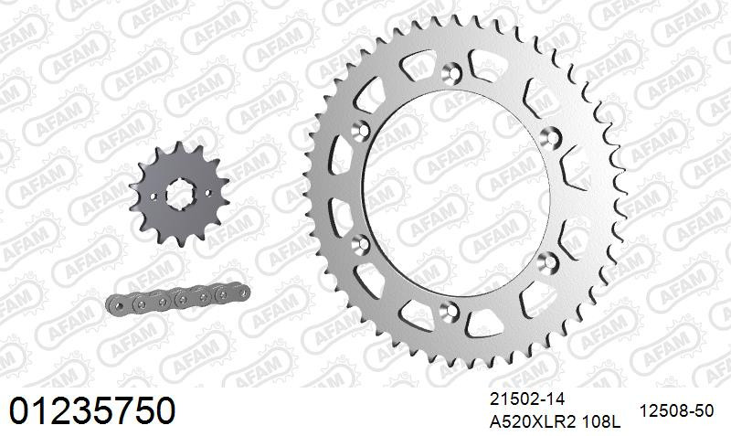 Zestaw napędowy AFAM do YAMAHA TT 350 N,S,T,U,W, TT 350 A
