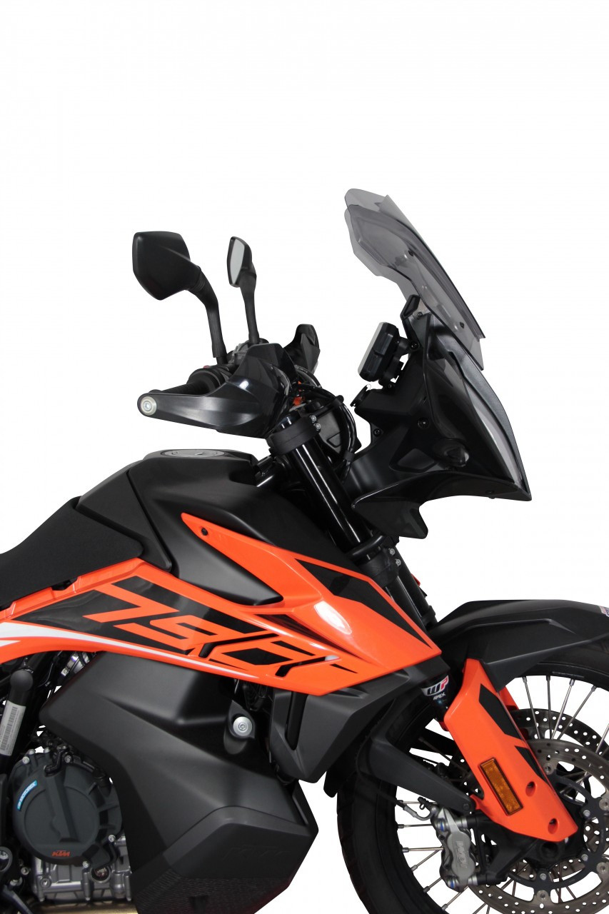 Szyba motocyklowa MRA KTM ADVENTURE 890 R 2018-2022, forma SPN, przyciemniana
