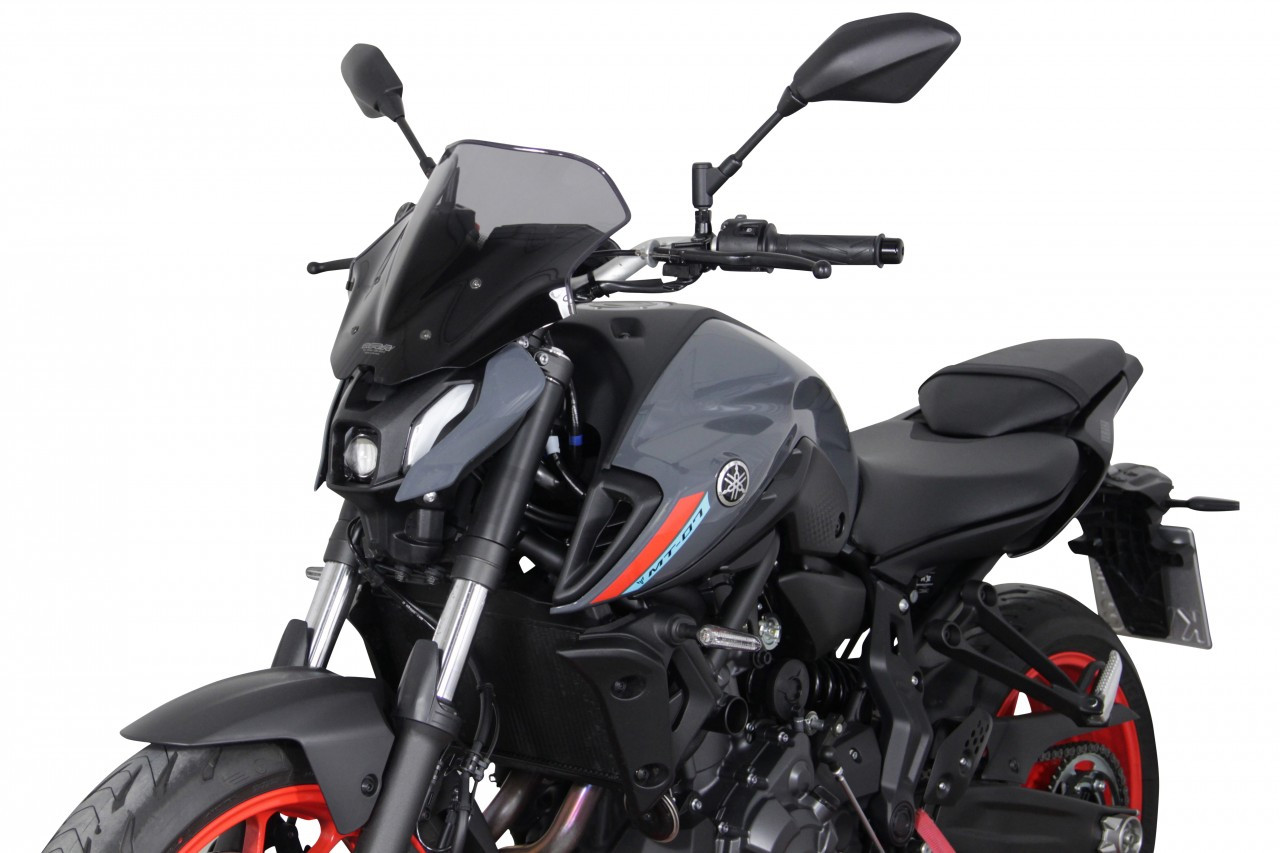 Szyba motocyklowa MRA YAMAHA MT-07 2021-, forma NRN, przyciemniana