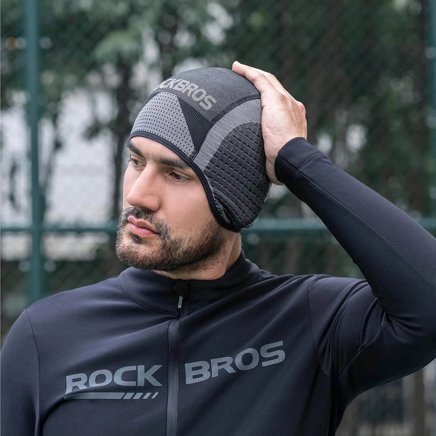 Czapka rowerowa do biegania sportowa pod kask ROCKBROS