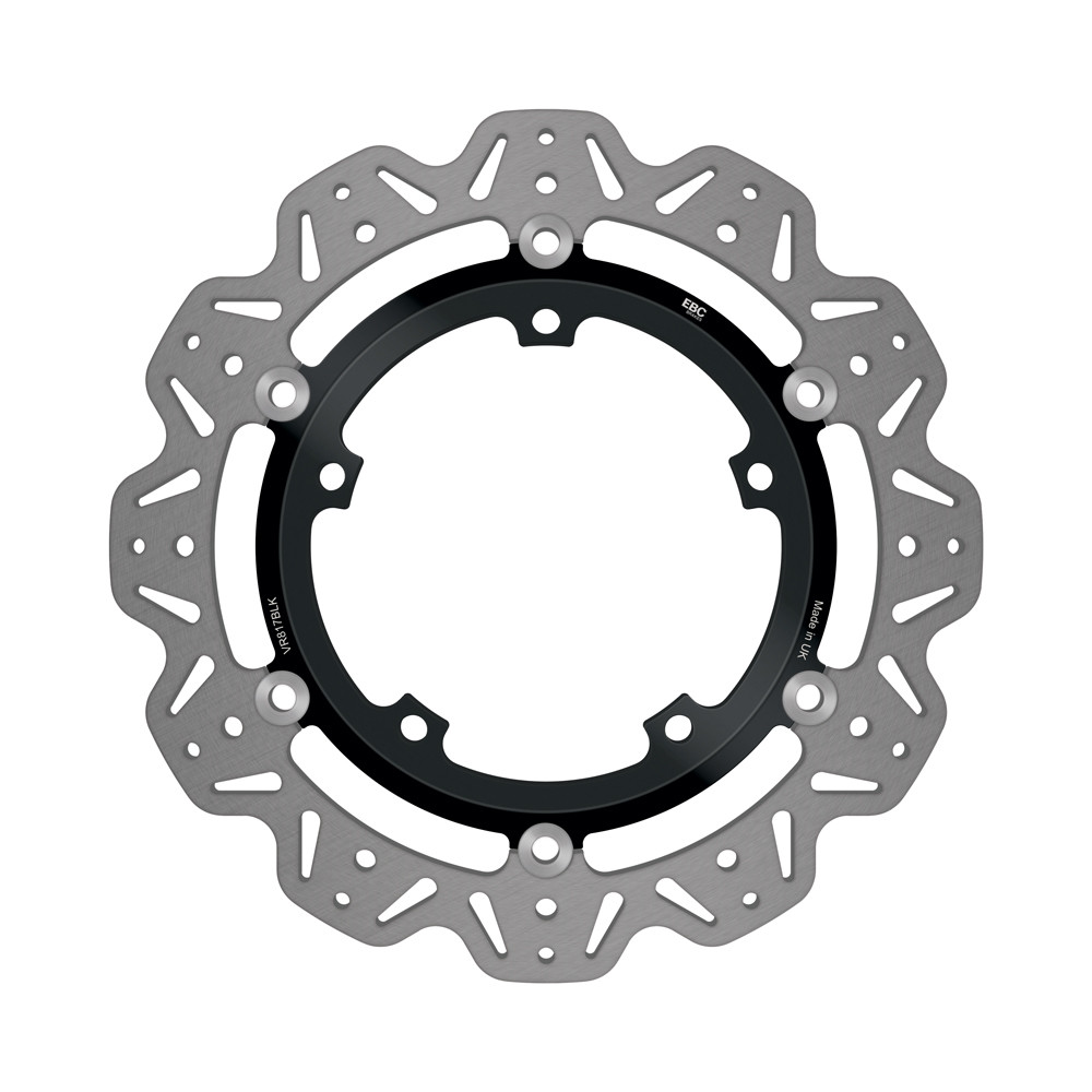 Tarcza hamulcowa motocyklowa EBC VR817BLK VEE, czarna