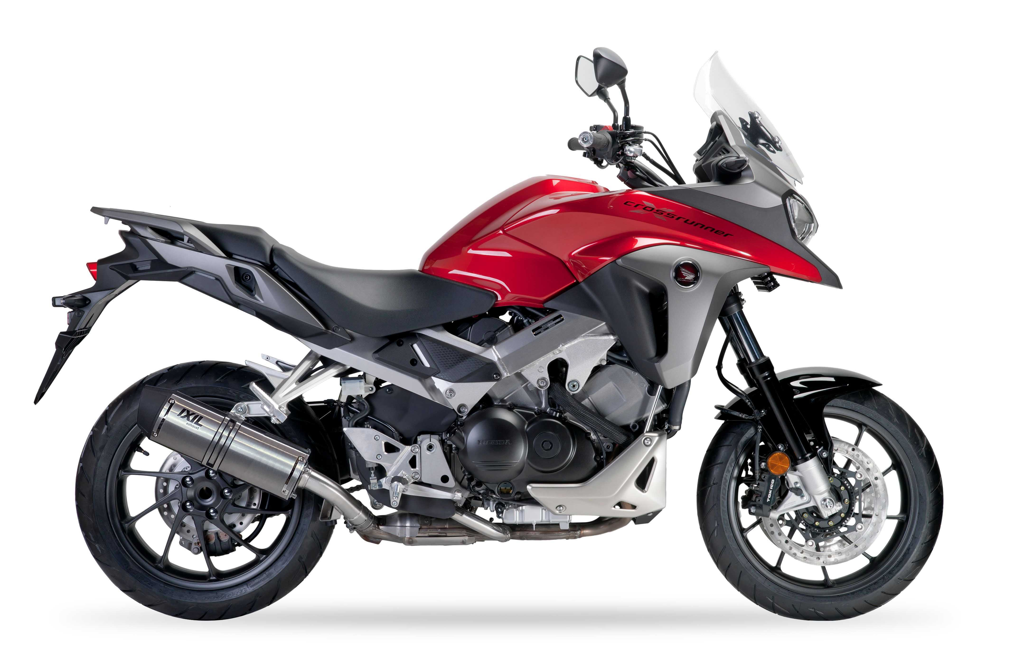 Tłumik IXIL HONDA VFR 800 X CROSSRUNNER 15-18 (RC80) typ SOVE (waga: 3000g, długość: 423 mm., materiał: Inox AISI304, kolor: Bla
