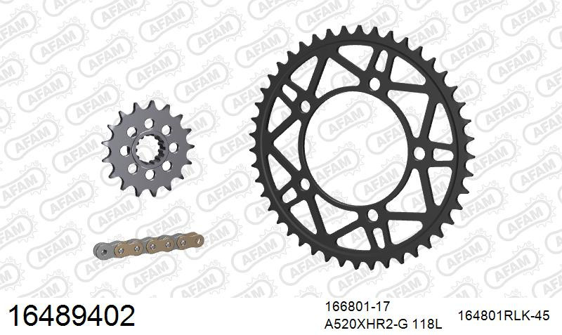 Zestaw napędowy AFAM do BMW S 1000 RR, S 1000 RR Kit config 1