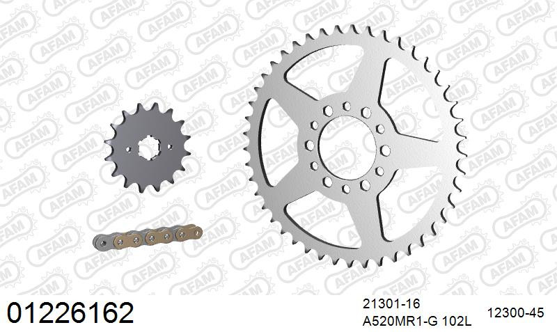 Zestaw napędowy AFAM do YAMAHA SR 250 SE