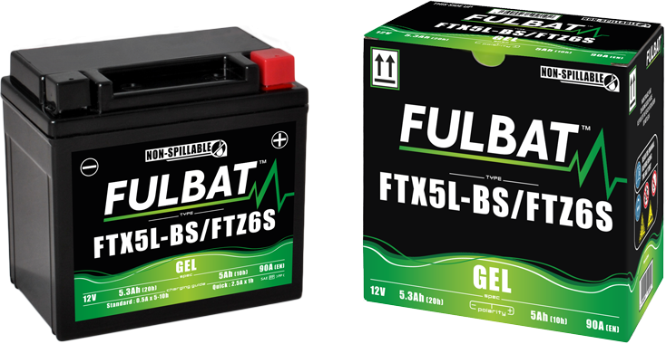 Akumulator FULBAT FUL GEL - FTX5L-BS / FTZ6S / YTX5L-BS / YTZ6S (Żelowy, bezobsługowy)