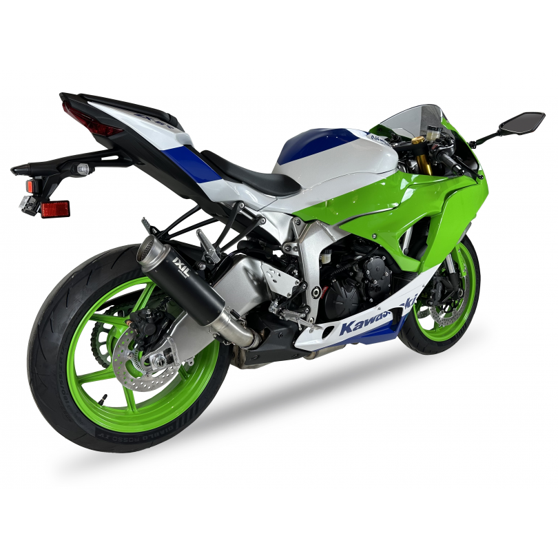 Tłumik IXIL KAWASAKI ZX-6 R NINJA 2024 (ZX636J) typ RC3B SLIP ON - SPORT XTREM BLACK