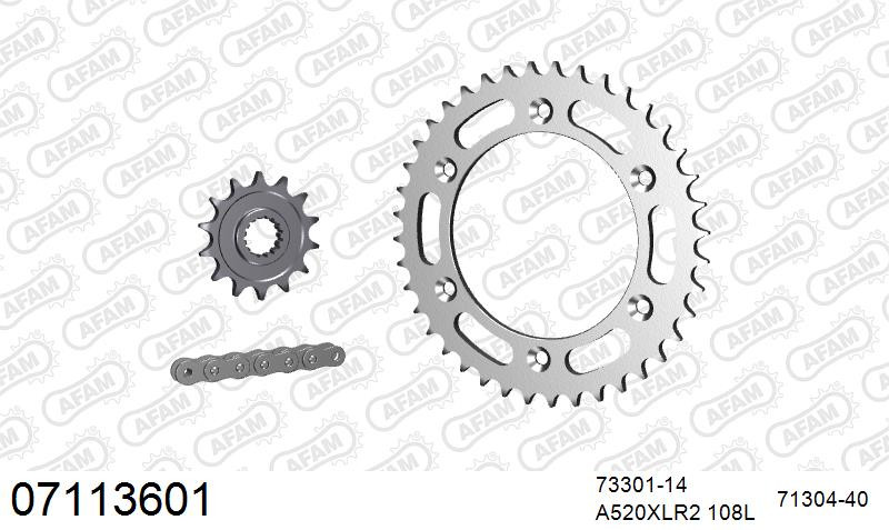 Zestaw napędowy AFAM do KTM EXE 125
