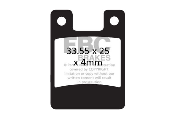 CFA247BHH - Klocki hamulcowe rowerowe (spiekane) EBC Brakes